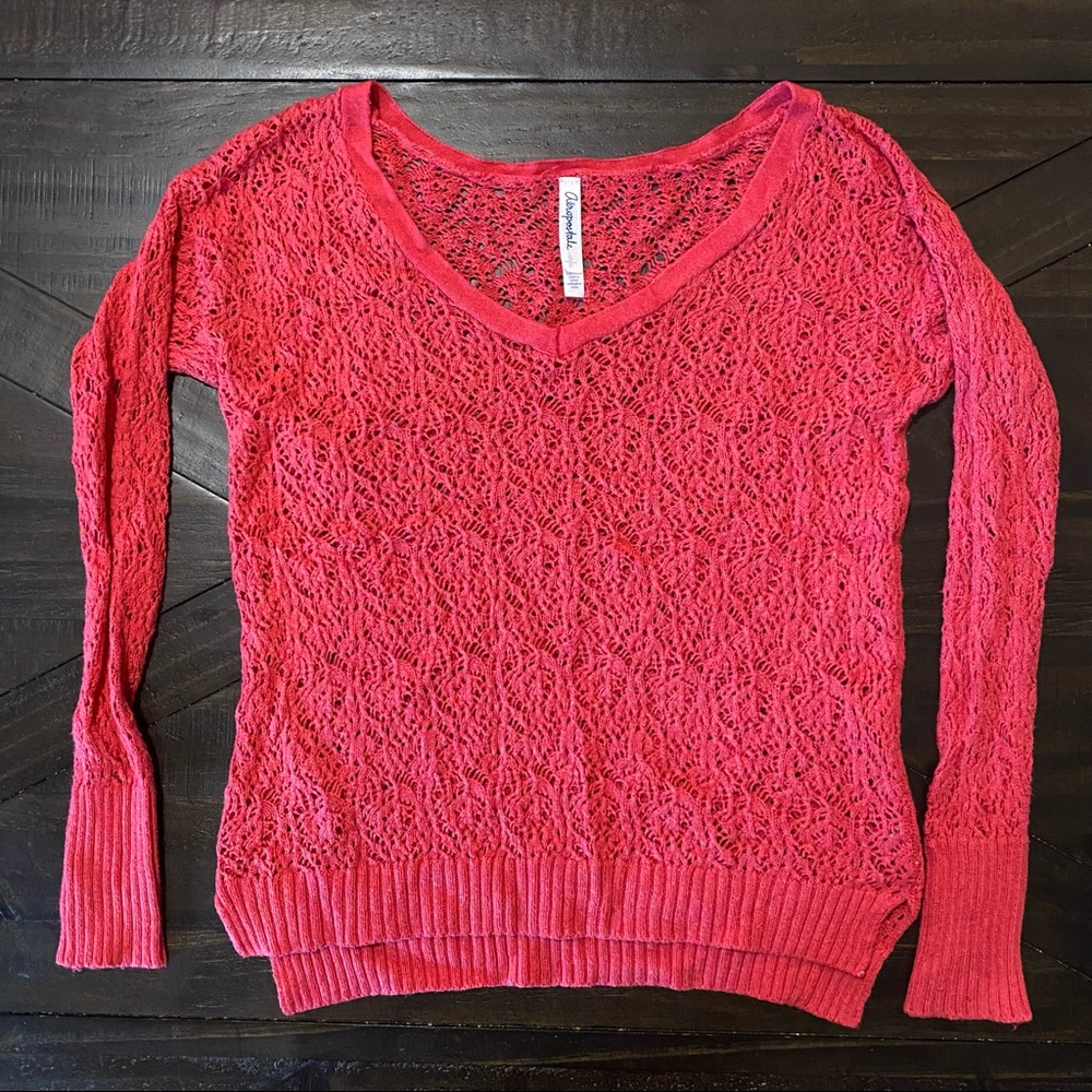 Aeropostale | Women’s Crocheted Sweater | S